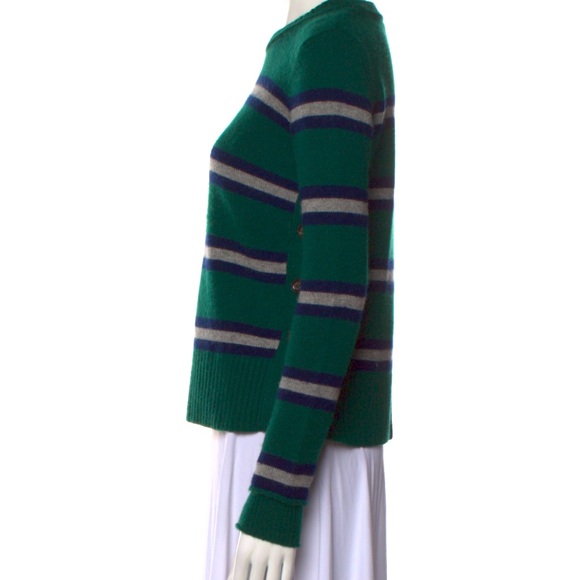 Autumn Cashmere forest green stripped sweater - xs - Picture 2 of 3